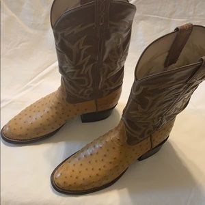 Boots by Tony Lama,  Ostrich, great condition